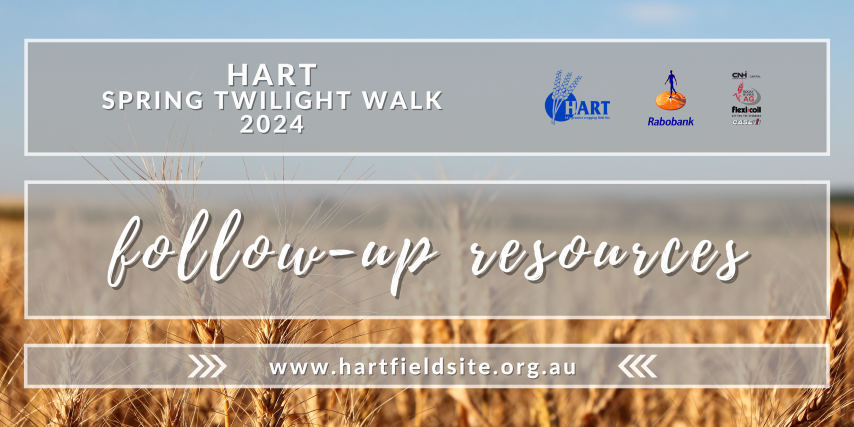 Hart Spring Twilight Walk 2024 - follow-up resources