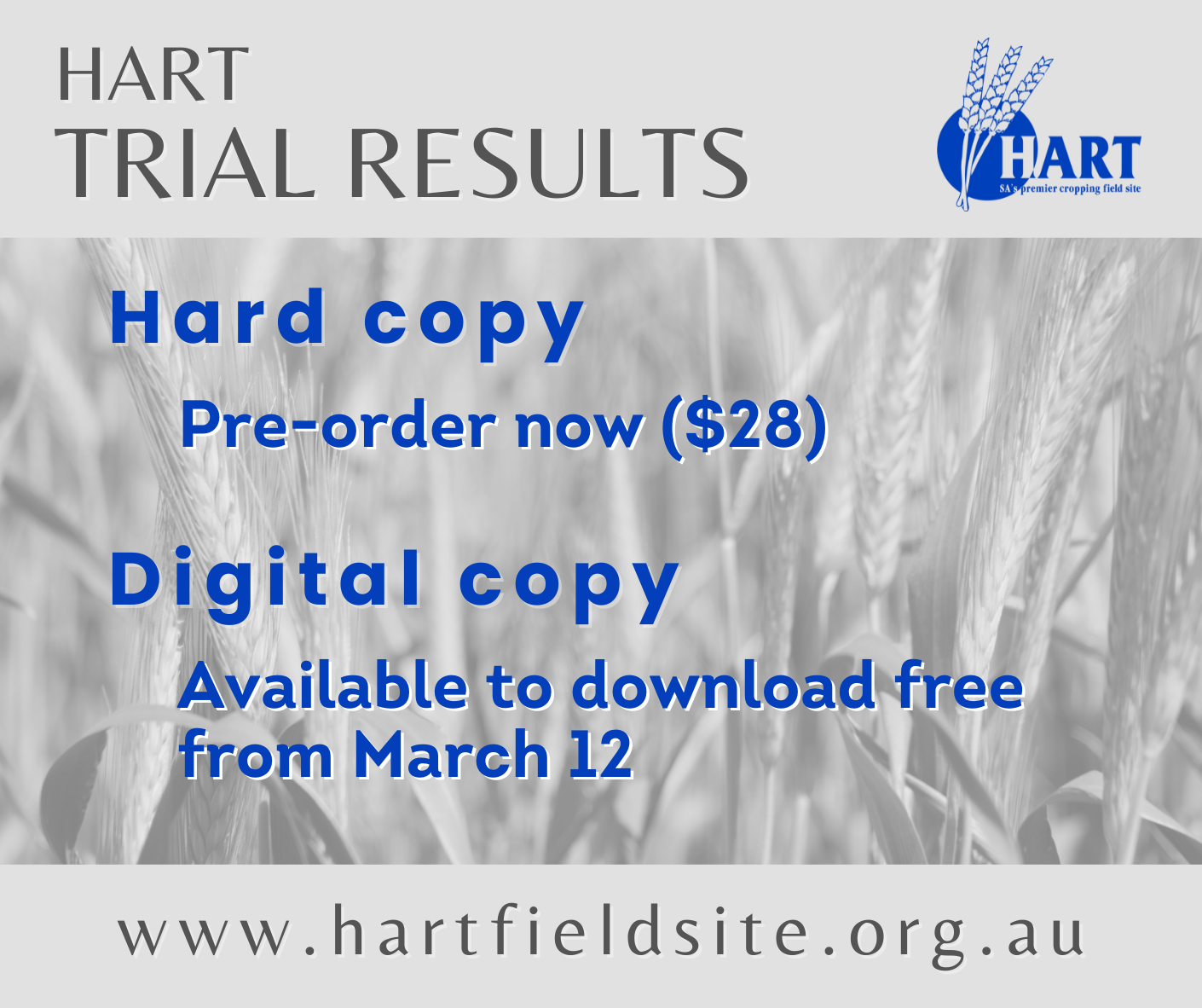 Hart 2024 Trial Results - pre-order hard copies now