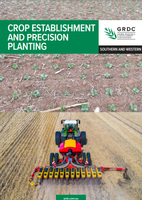 Crop Establishment and Precision Planting - GRDC